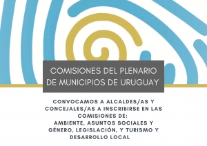 Convocatoria a Comisiones de Trabajo del Plenario de Municipios de Uruguay